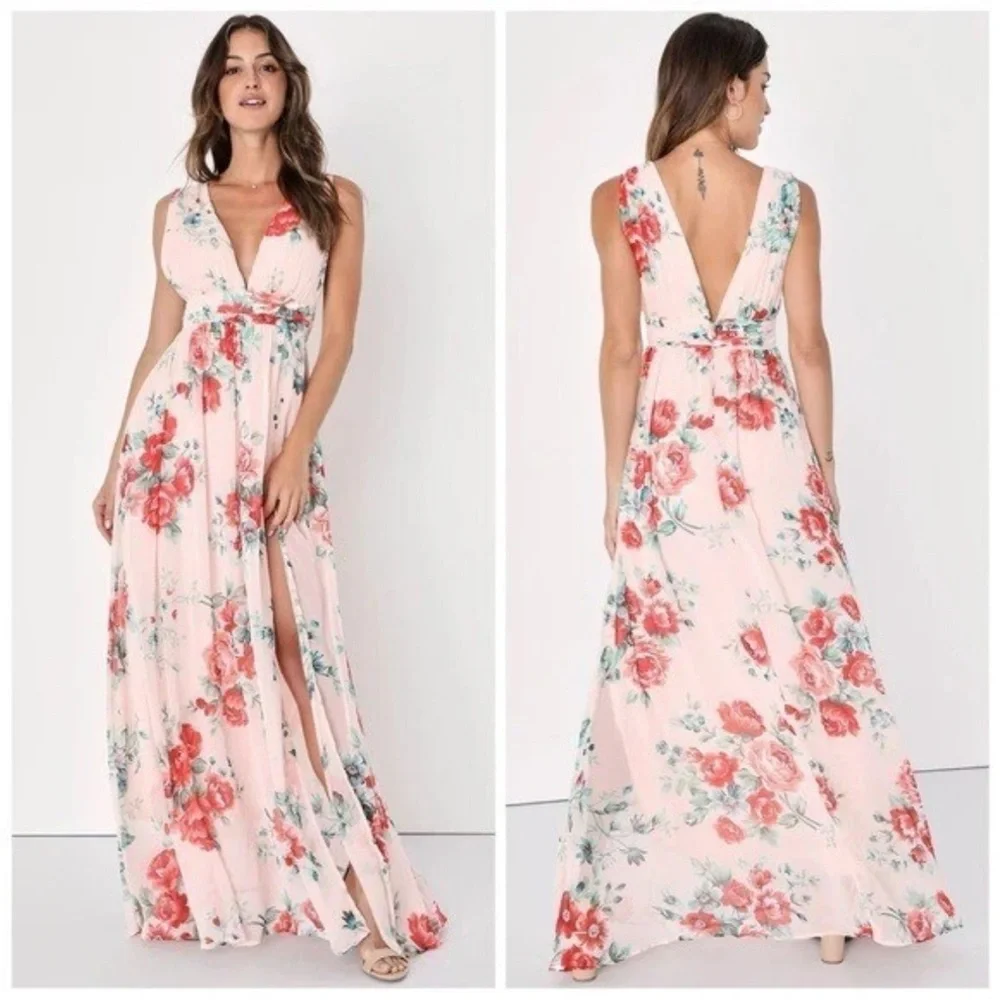 Lulu's Garden Meandering Blush XL - Picture 3 of 4